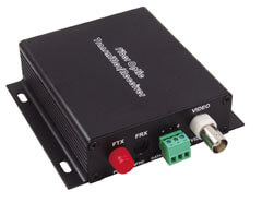 1 Channel Fiber Optic Video Converters